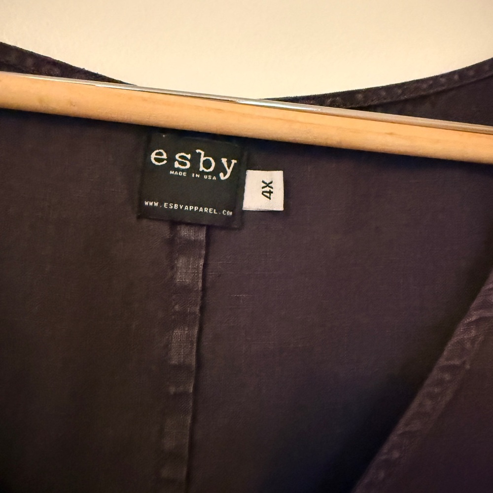 Esby Dark Purple Tunic Dress - Picture 2 of 3